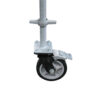Caster screw base jack