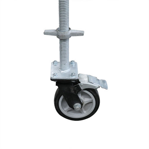 Caster screw base jack