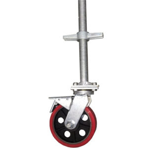 Caster screw base jack