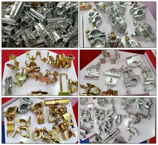 Drop Forged Double Swivel Coupler BS1139 Galvanized